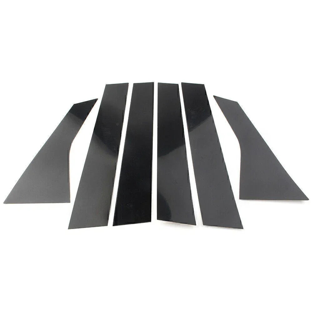 Pillar Post Door Window Trim Covers for Honda Accord (2018-2020) Black