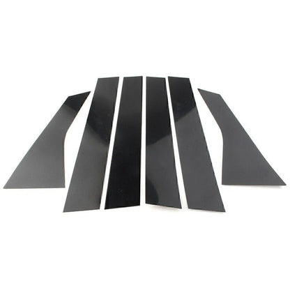 Pillar Post Door Window Trim Covers for Honda Accord (2018-2020) Black