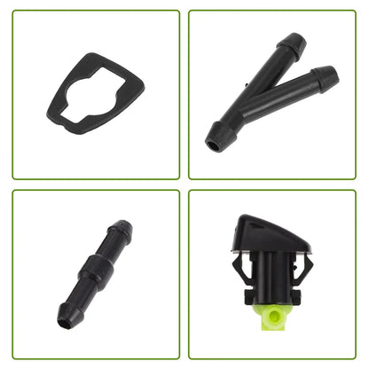 Windshield Washer Nozzle with Hose Connector for Chrysler (2011-2016)