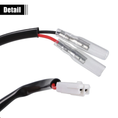 Motorcycle Turn Signal Cable Adapter Connector for Honda  2 x Pcs