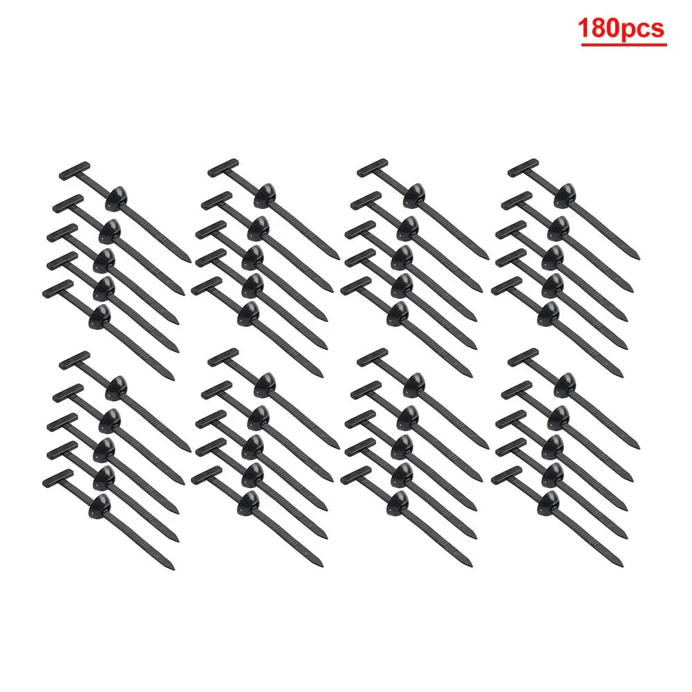 180Pcs Zip Tie Cable Buckle Fasteners for Car Daily Fixing