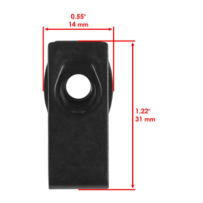 2x Panel Clip U Nut Replacement for John Deere 4500 Yanmar 2.0L (72")
