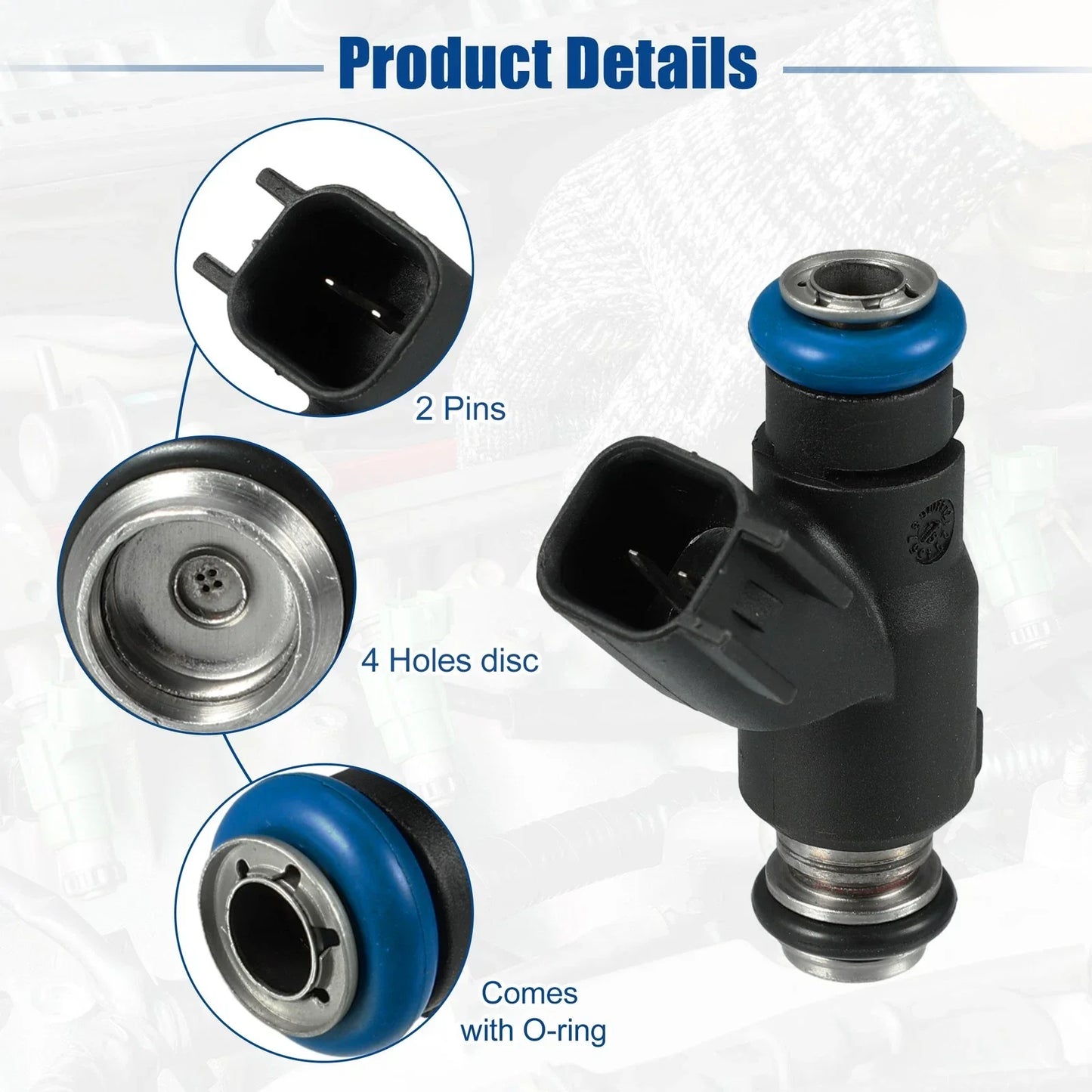 Fuel Injector Nozzle for Hyundai Sonata 2006-2010 (2 x)