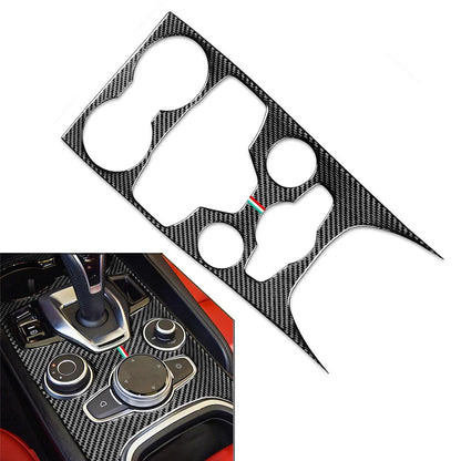 Center Console Gear Shift Box Panel Cover Trim for Alfa Romeo Giulia, Stelvio (2017-2023)