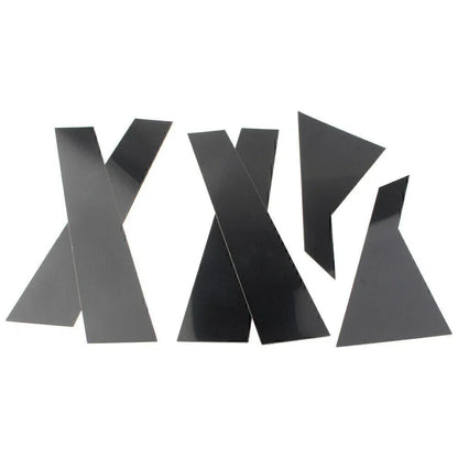6 x Black Door Window Trim Covers for Kia Forte (2019-2024) Sedan