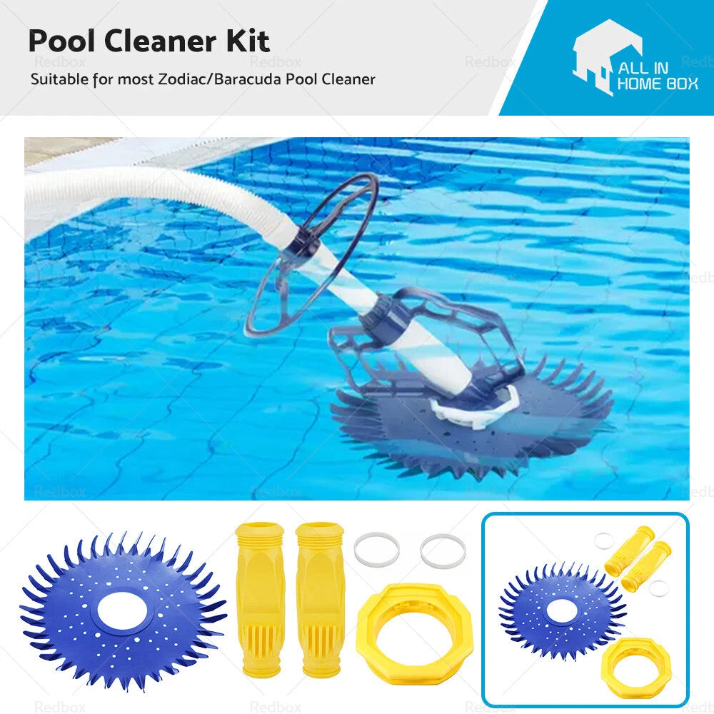 Diaphragm, 1 x Skirt/Disc, 1 x Foot for Zodiac Baracuda Pool Cleaner