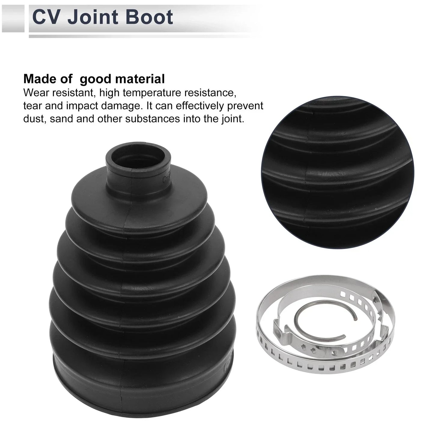 Outer CV Joint Boot Kit with Clamps for BMW X3 (2011-2017)