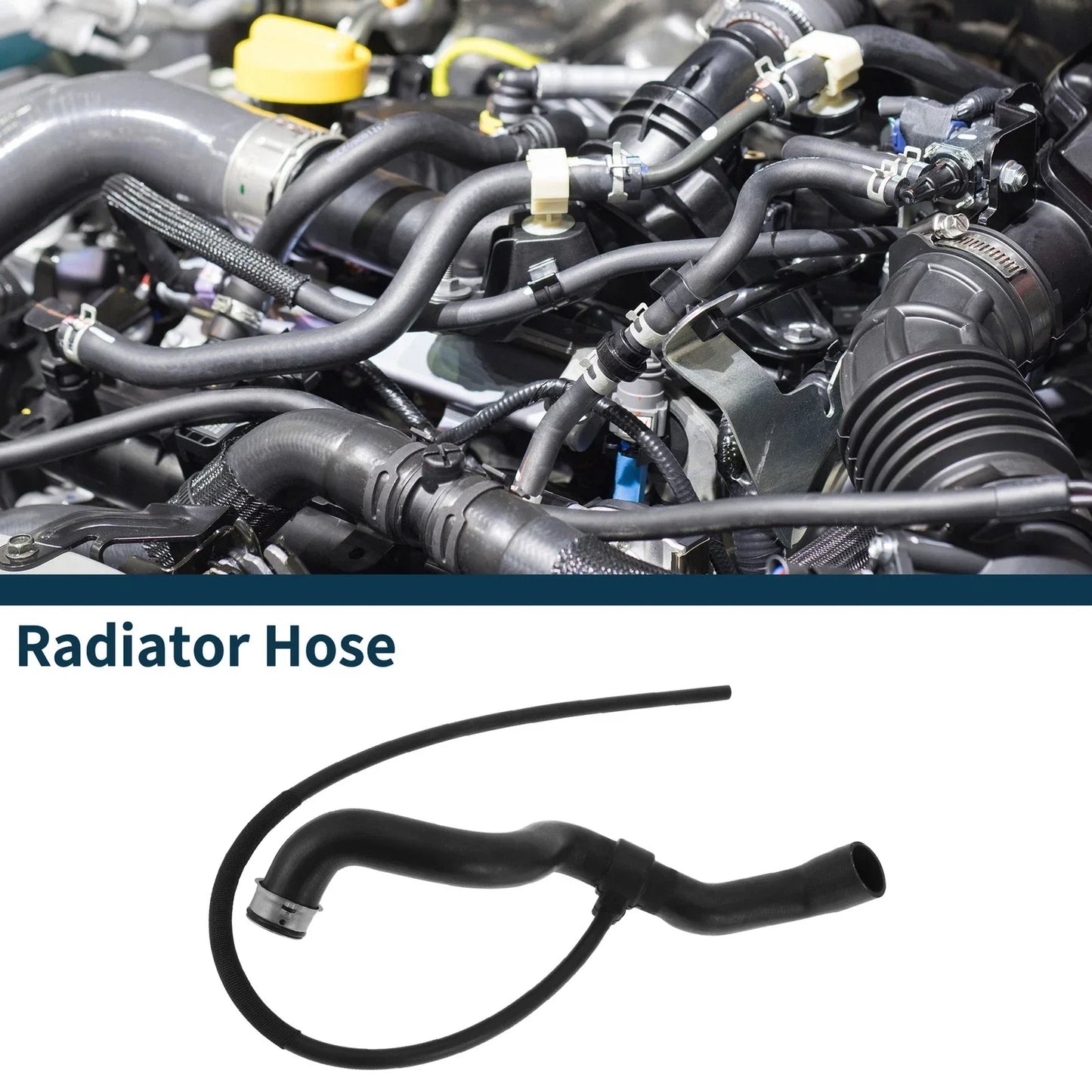 Radiator Hose for Mercedes-Benz CLK320 1998-2005 2 x Rubber