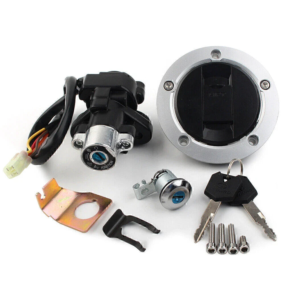 Ignition Switch Lock & Fuel Gas Cap Set for Suzuki SV1000 SV1000S (2008-2009)