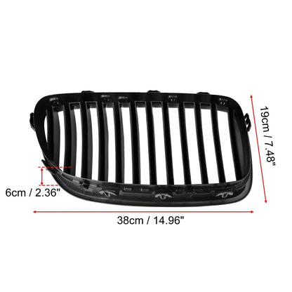 Glossy Black Hood Kidney Grille for BMW F10 530i 528i 535i (2010-2013)