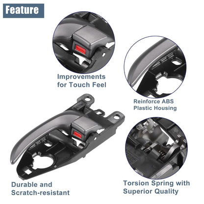 Front Rear Left Interior Door Handle for Hyundai Elantra (2011-2016)