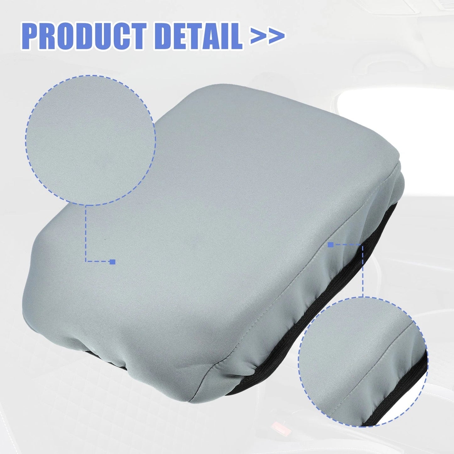 Car Armrest Box Cover Protector for Lexus RX350 (2007-2015) - Neoprene Gray