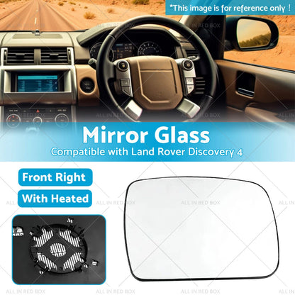 Right Side Heated Mirror Glass for Land Rover Discovery 4 (2009-2013)