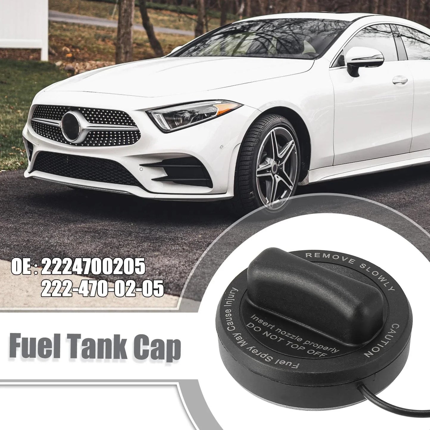 Fuel Tank Cap for Mercedes-Benz CLA250 CLA45 AMG E300 E43 (2014-2023)