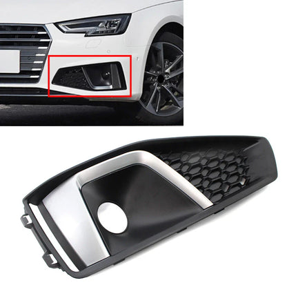 Front Bumper Grille Left Fog Light Cover for Audi A4 B9 S4 (2018-2020)
