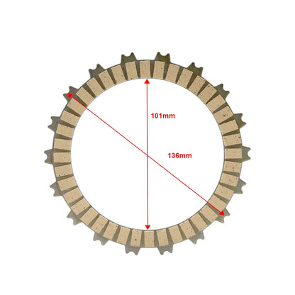 5 x Clutch Friction Plates for Honda CBR250 CBR 250 RB RC (2011-2013)