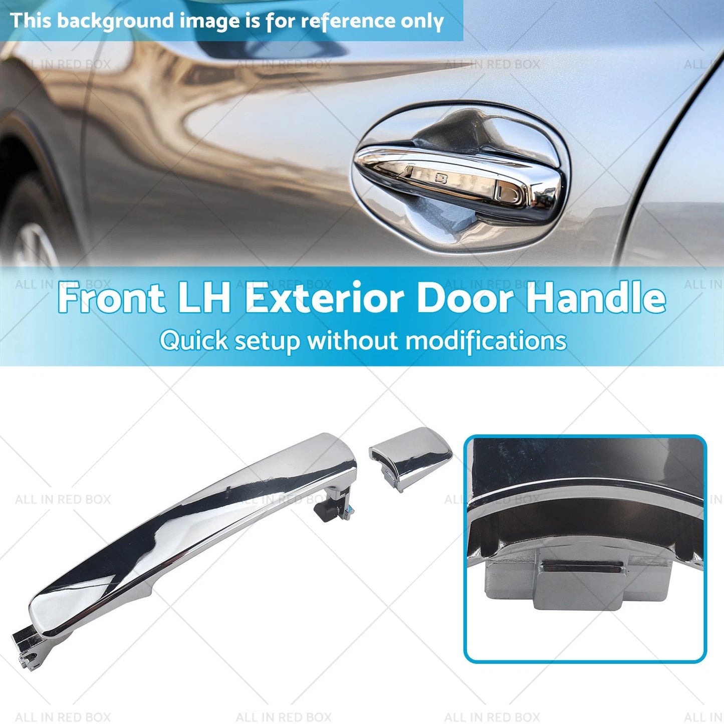 Front LH Exterior Door Handle for Nissan Murano Z50 (2005-2009)