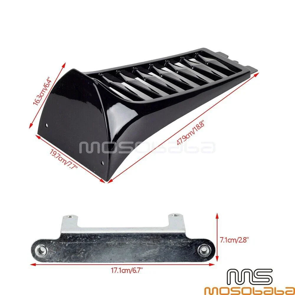 Radiator Guard Chin Spoiler for Harley Softail Street Bob Breakout Fat Bob (18-20)