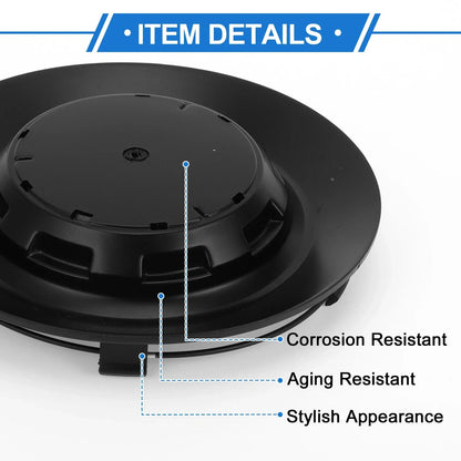 Wheel Center Cap for Mercedes-Benz C43 Black Plastic (1998-2000)