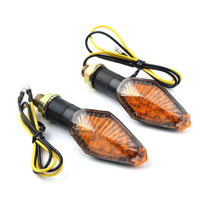 Mini Amber Turn Signal Lights 12V LED for Harley