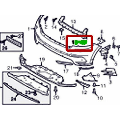 Front Left Headlamp Washer Cover for Range Rover Velar (2017 - Present)