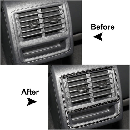 Carbon Look Rear Seat Air Vent Outlet Trim for VW Golf 8 (2021-2023)