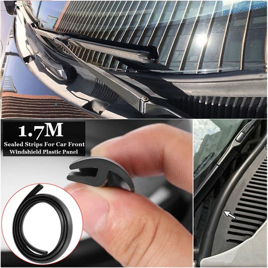 1.7m Rubber Seal Strips Trim for Front Windshield Rear Sunroof Weatherstrip