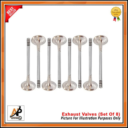 Exhaust and Inlet Valves Set of 16 for Citroen Berlingo Peugeot (2008–2008)