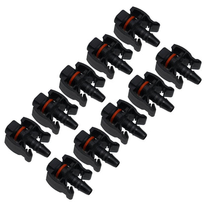 10 x Waterproof Expansion Tank Water Hose Connector for Auto Car