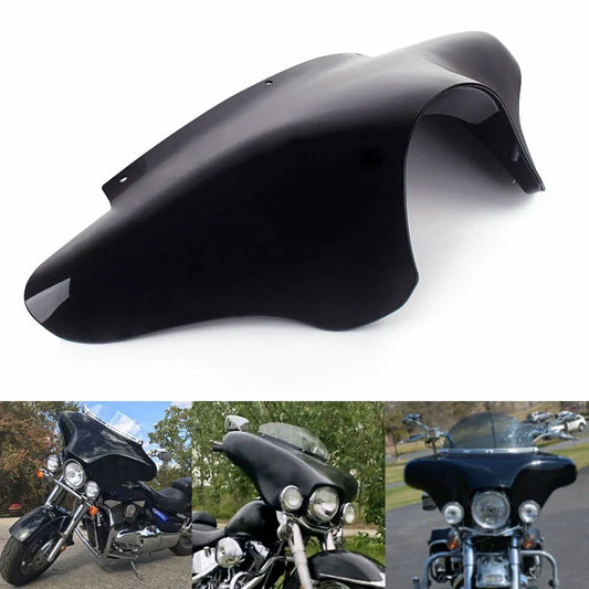 Black ABS Batwing Fairing for Harley Softail Fat Boy FXST FLHR FLSTF (2000-2017)