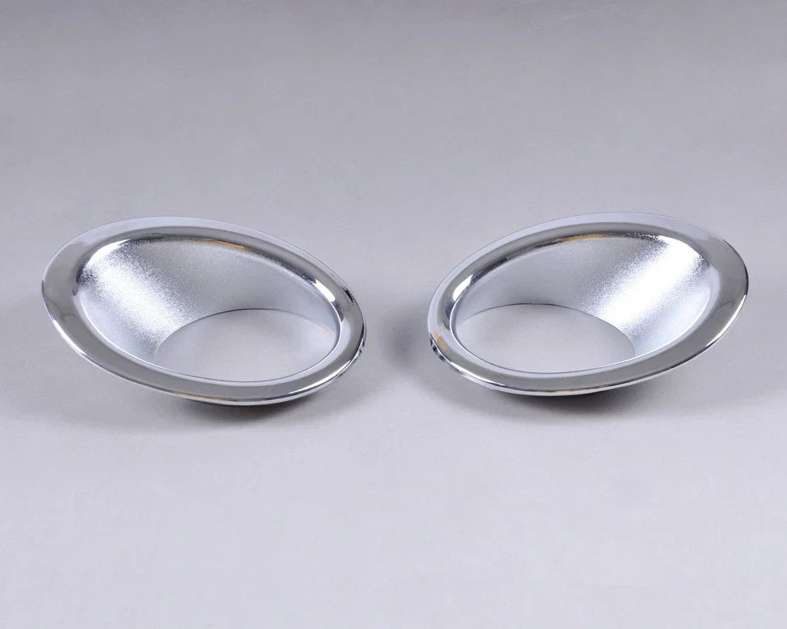 2 x Front Fog Light Covers for Nissan Qashqai (2012)