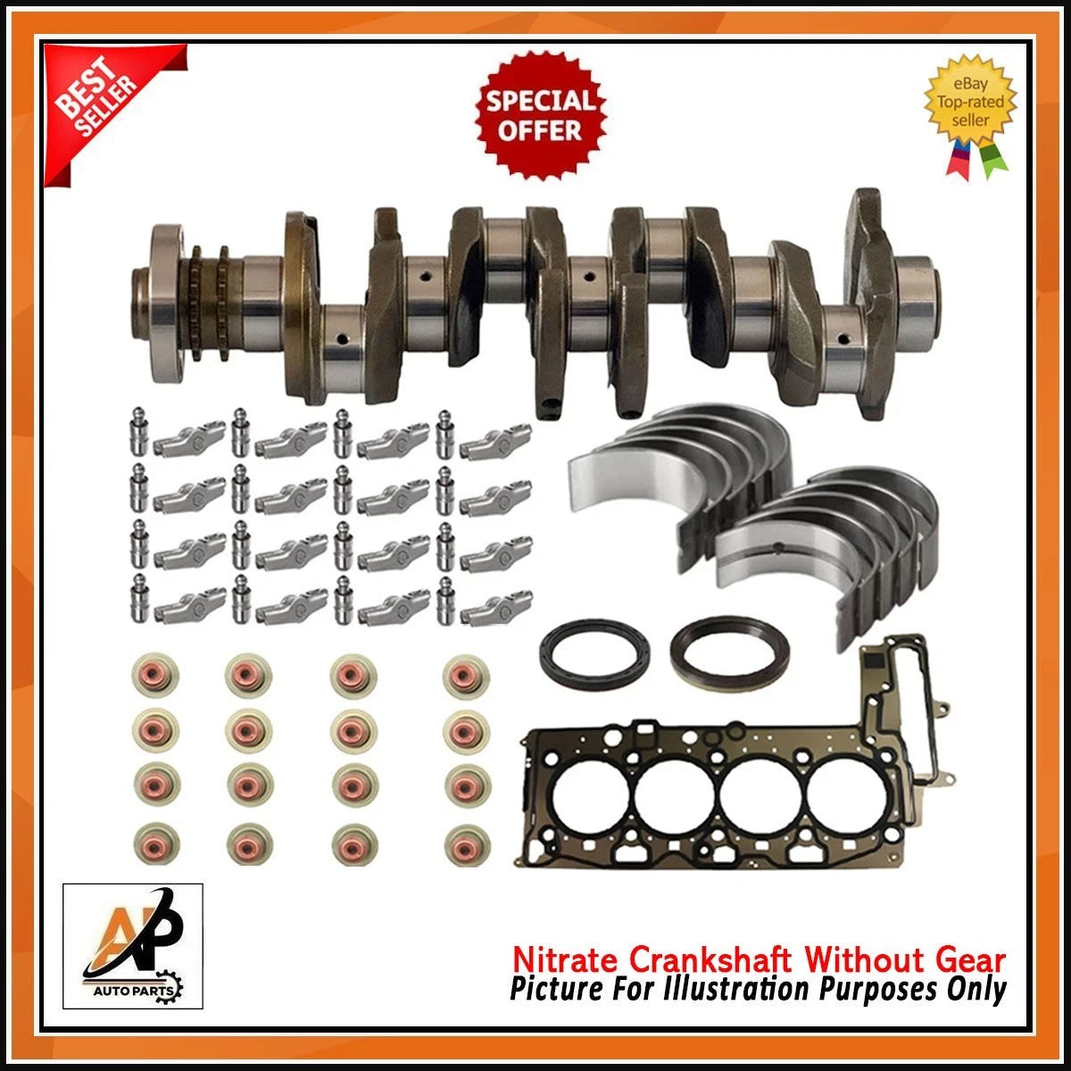 Crankshaft and Engine Rebuild Kit for BMW 2.0 Diesel N47 (2007–2016)