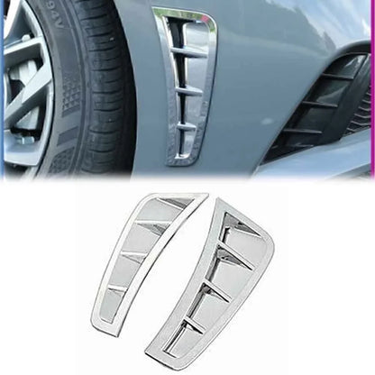 Silver Side Fender Trim Cover Vent for Hyundai Sonata (2020-2021)