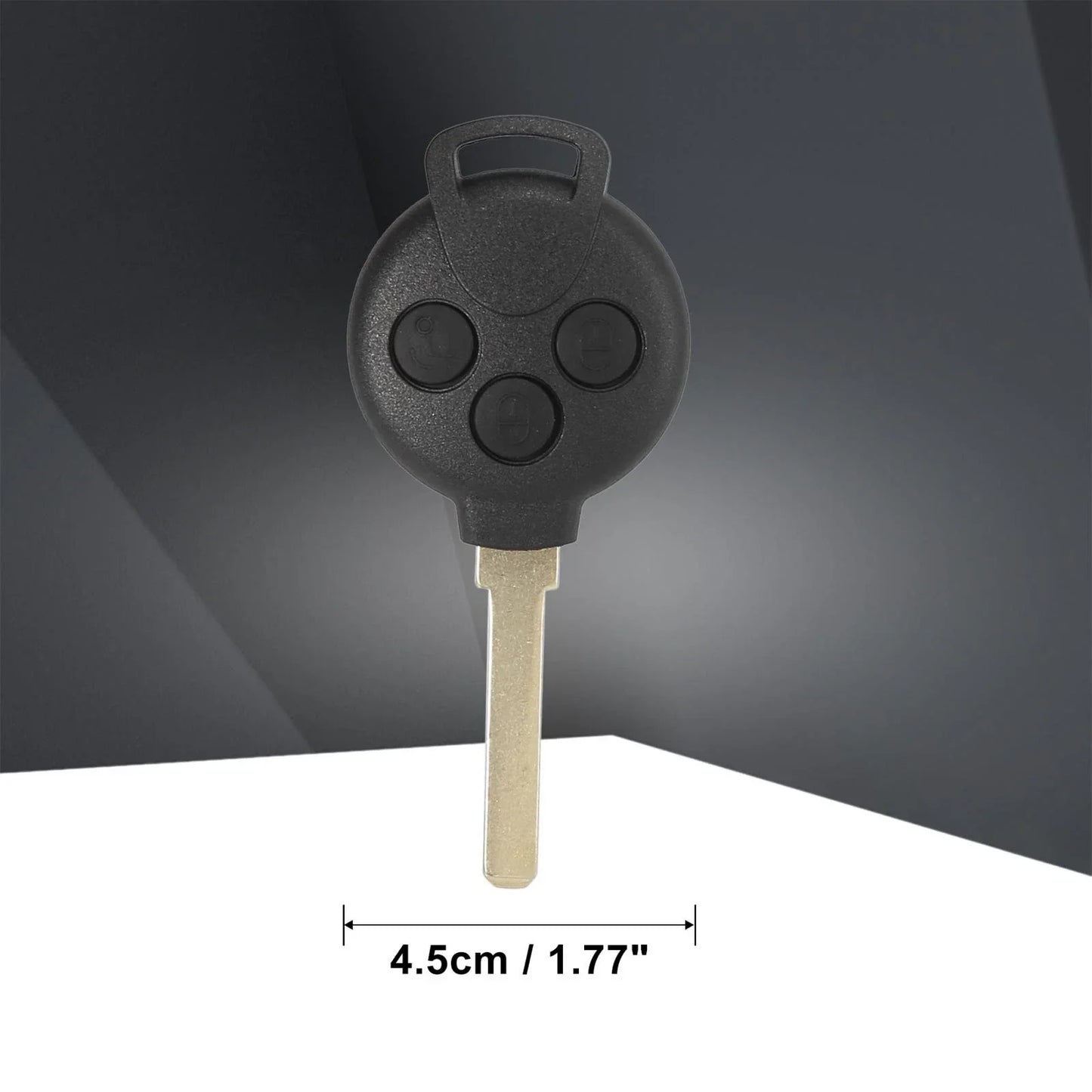 Keyless Entry Remote Car Key Fob 433MHz for Mercedes-Benz Smart Fortwo (07-13)