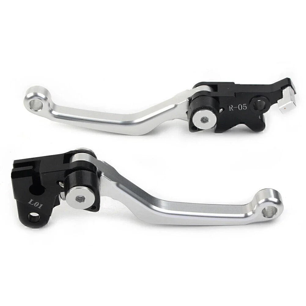 CNC Silver Pivot Brake Clutch Levers for Honda XR250 XR400 (1995-2007)