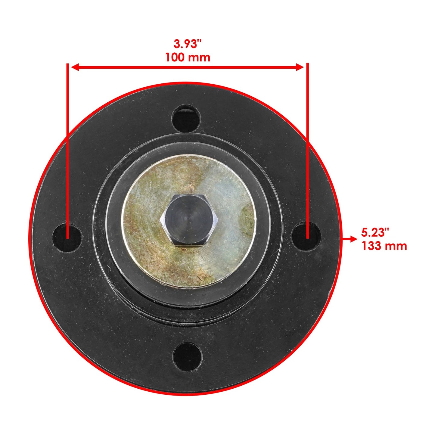 Deck Spindle Assembly with 5 Inch Pulley for Land Pride (2005–2015)
