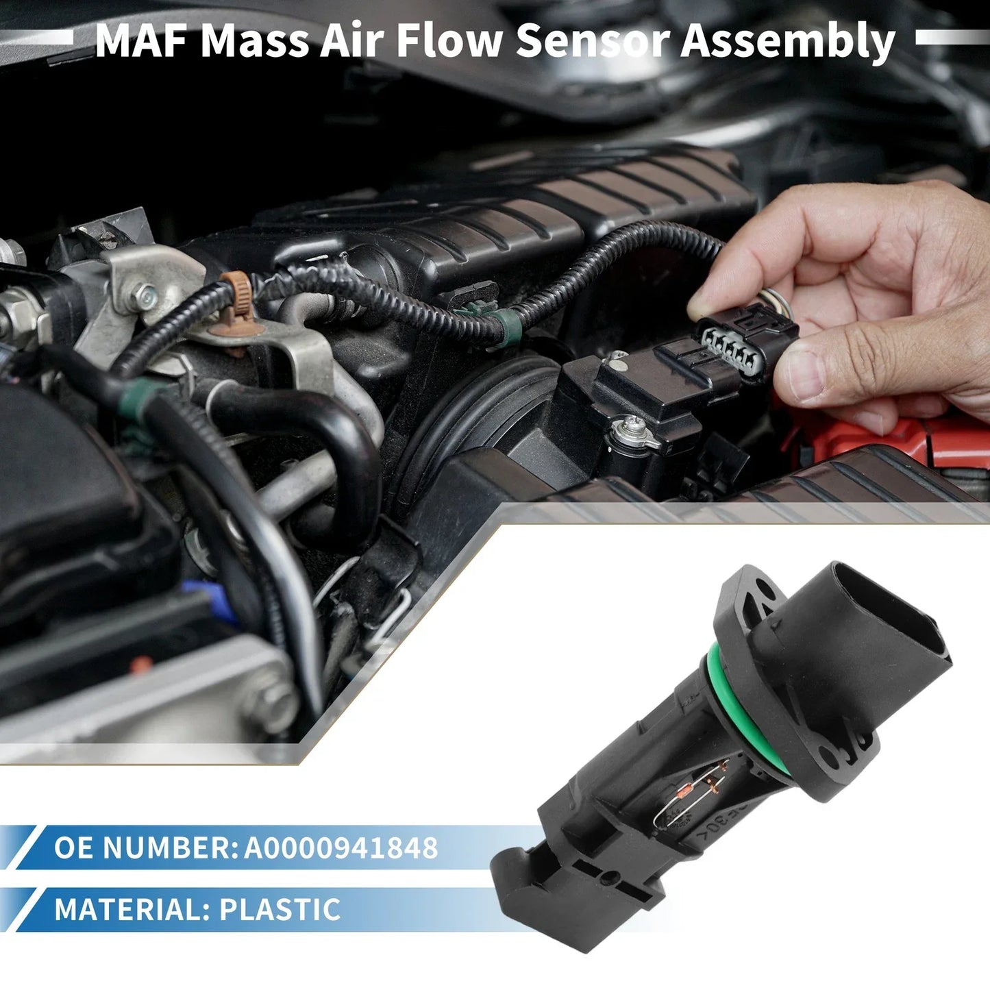 MAF Mass Air Flow Sensor for Mercedes Benz W140 W202 W210 W220 (1992-2002)