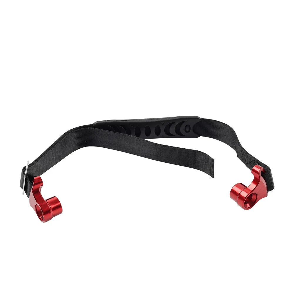 Rear Seat Rescue Pull Strap Sling Belt for Honda & Suzuki Dirt Bike Red
