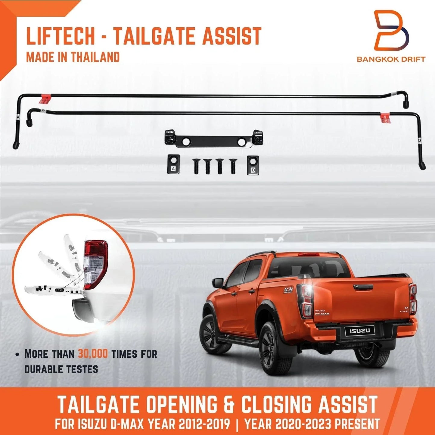 Tailgate Assist for Isuzu D-Max Pickup (2012-2023)