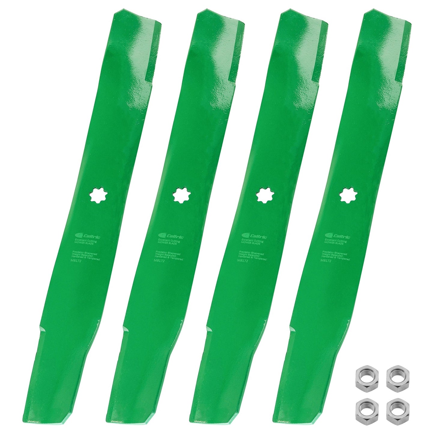 Deck Blade and Nut 42 Inch for John Deere GX21694 (2007–2016)