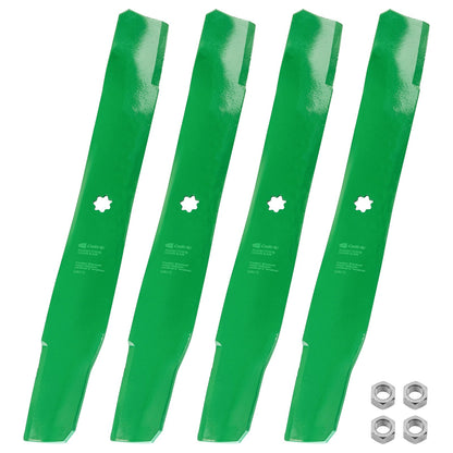 Deck Blade and Nut 42 Inch for John Deere GX21694 (2007–2016)