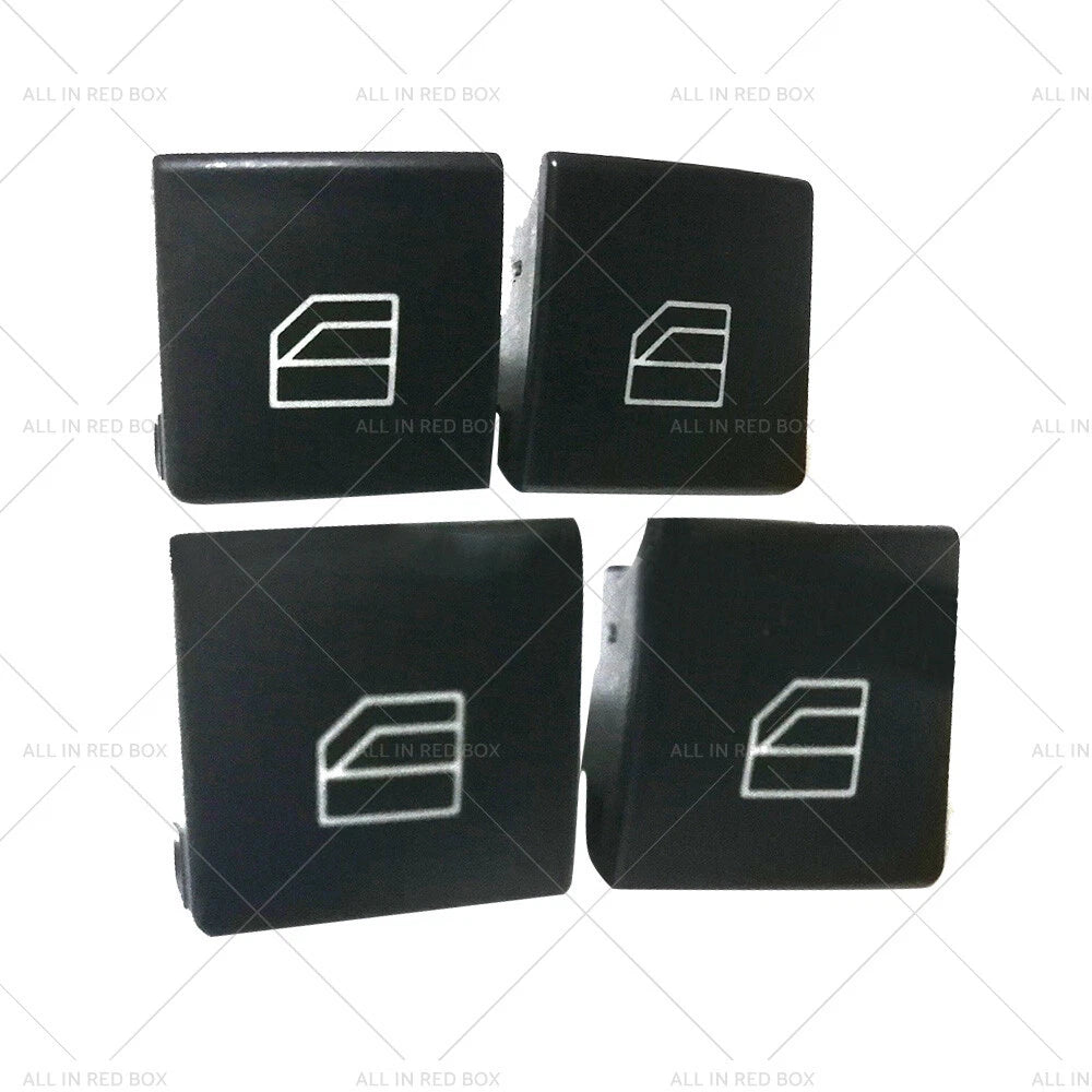 4PCS Driver Window Switch Button Covers for Mercedes Benz ML W164 W212