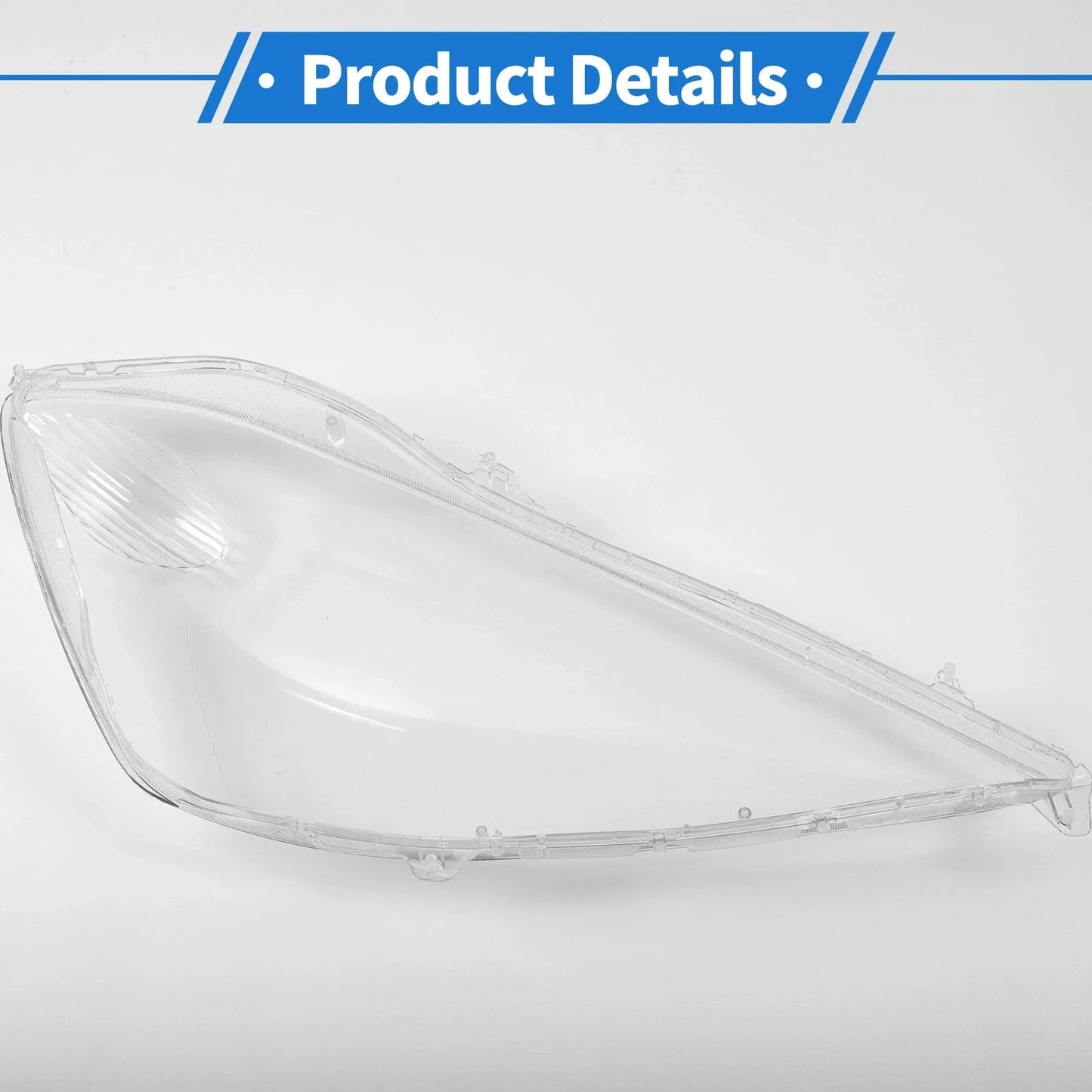 Car Front Left Headlight Lens Cover for Honda Fit (2009-2010)