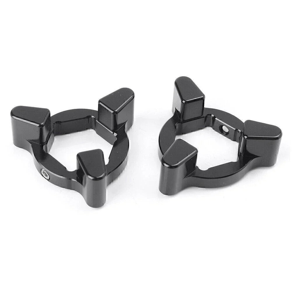 22mm Front Anodized Preload Adjusters for Universal Black Motor
