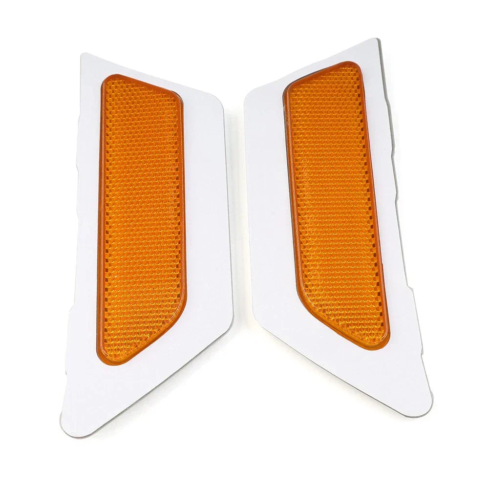 Front Bumper Reflector Side Marker Lights  Yellow for Audi A4 (2017-2019)