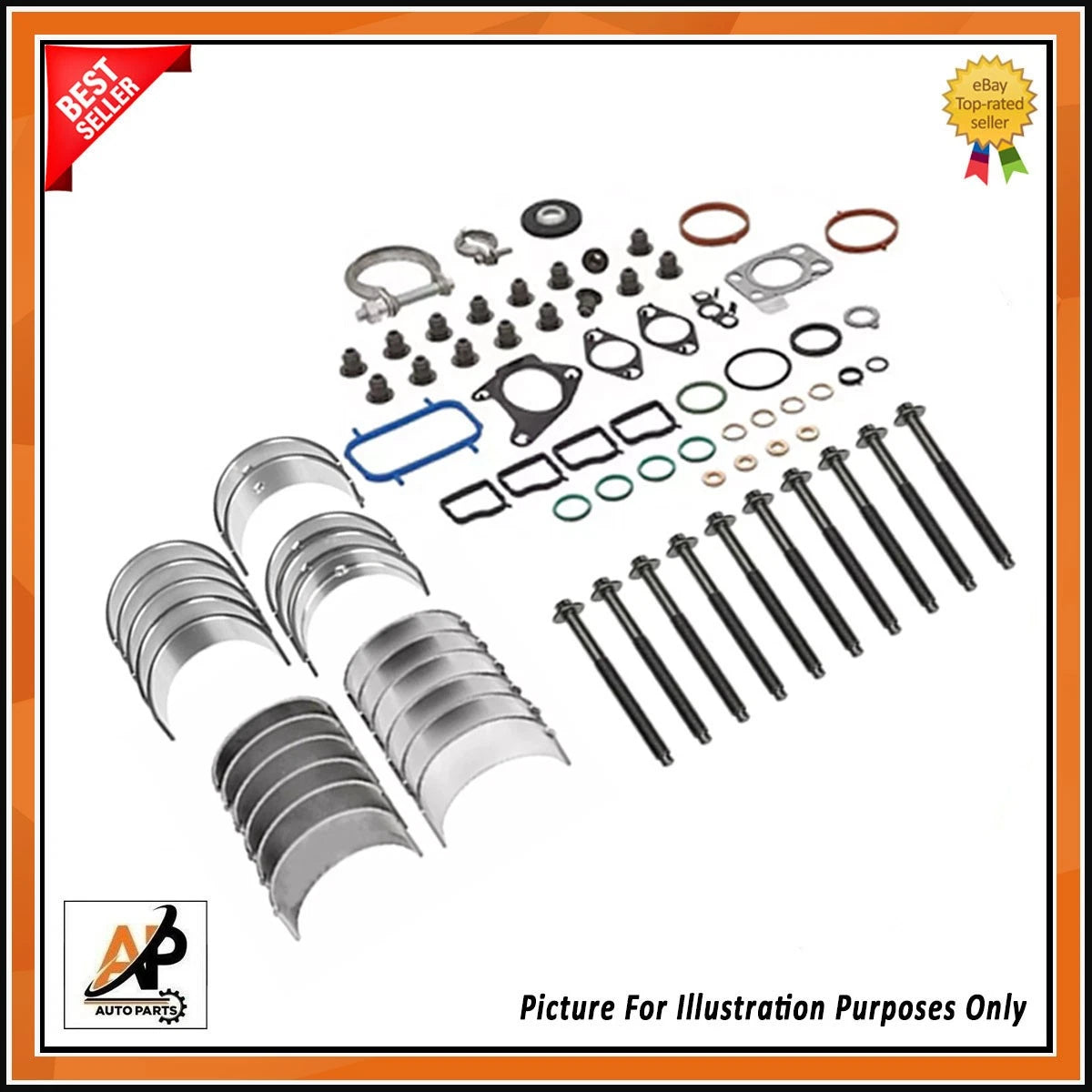 Crankshaft with Engine Rebuild Kit for Citroen Peugeot 1.5L BlueHDI (2016–2023)