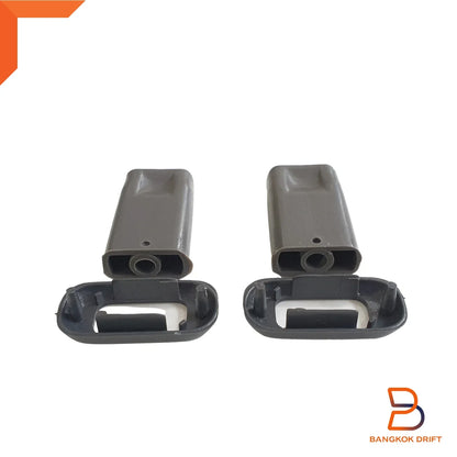 Grey Door Lock Control Knob & Holder Trim for Toyota Hilux 4Runner (1984-1997)