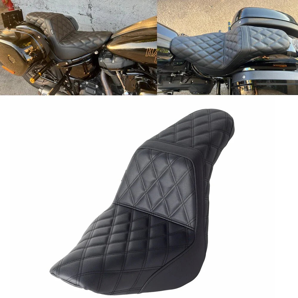 Sport Type Gel Pad Seat for Harley Softail FLSB FXLR FXLRS FXLRST (18-23)