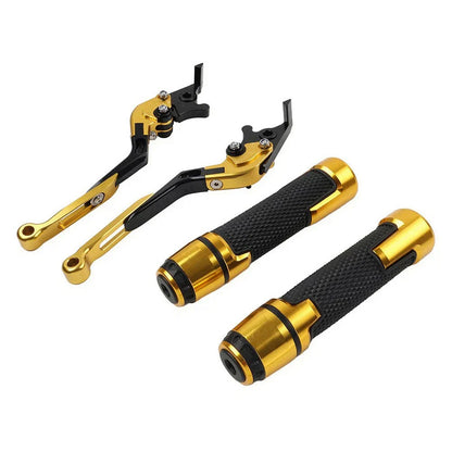 Folding Extendable Brake Clutch Lever Grip Set for Kawasaki Ninja ZX6