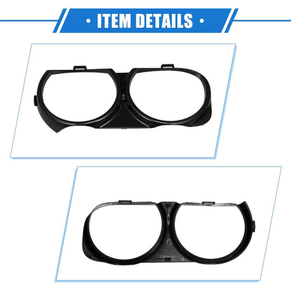 Front Left Right Side Headlight Trim Rings for Dodge Challenger (2015-2023)
